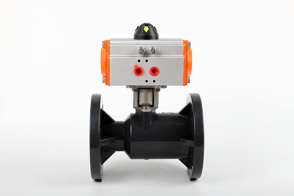 钟楼气动法兰一体球阀